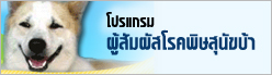 โปรแกรมผู้สัมผัสพิษสุนัขบ้า